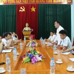 Tiếp đoàn công tác trường Trung cấp nghề Lý Tự Trọng đến thăm và làm việc tại trường