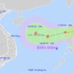 Áp thấp nhiệt đới có khả năng mạnh lên thành bão khi vào Biển Đông