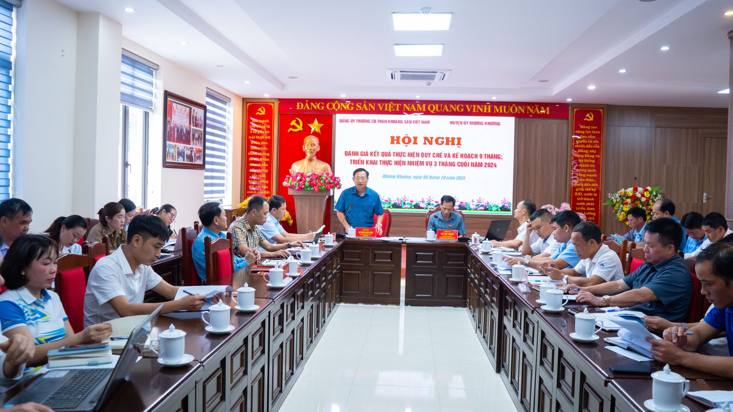 Buổi làm việc của Trường Cao đẳng TKV tại Mường Khương và Bát Xát năm 2024