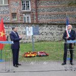 Khánh thành biển kỷ niệm mang tên Chủ tịch Hồ Chí Minh tại thành phố Sainte-Adresse, Pháp