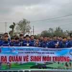 Đoàn thanh niên Trường Cao đẳng Than – Khoáng sản Việt Nam hưởng ứng ngày chủ nhật xanh